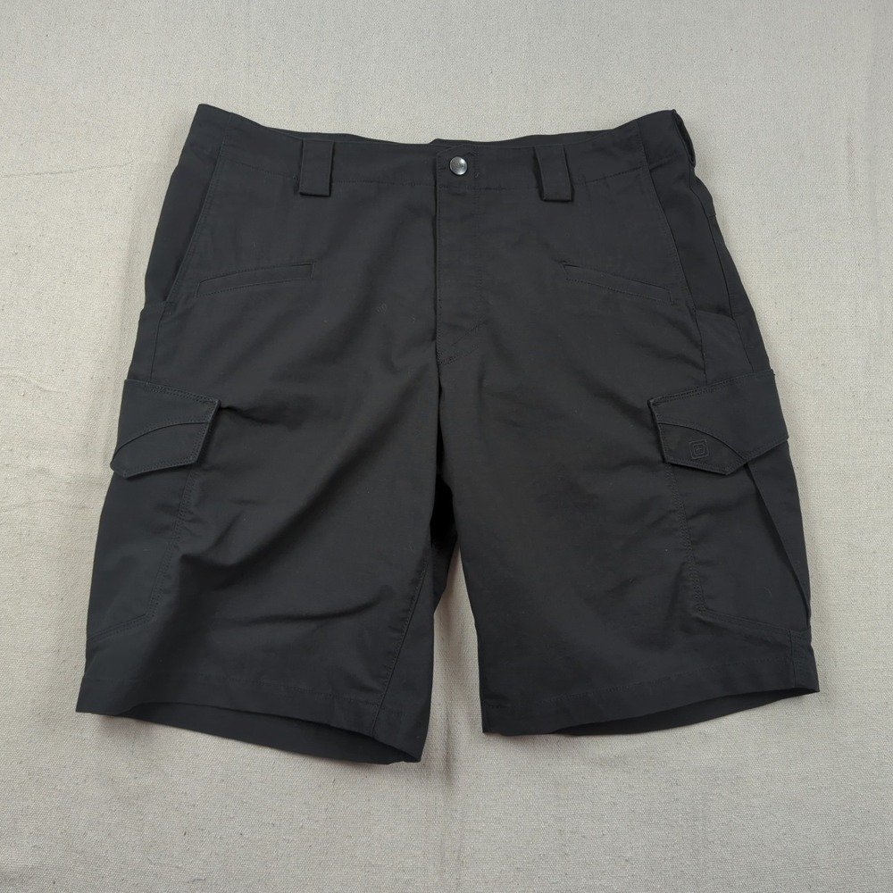 5.11 Tactical Shorts Black 35 Mens Stryke Cargo Ripstop Pockets